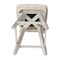 International Concepts Mission Counter Height Stool, with Swivel, 24" Seat Height, Unfinished S-262SW - alternate 2